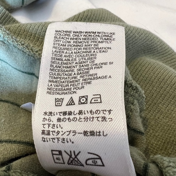 North face light weight hoodie.‎ Green striped women’s medium - Picture 5 of 11
